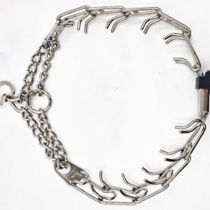 Silver Quick Lock Prong Collar